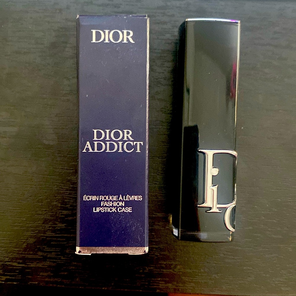 Black Dior Addict refillable lipstick case. brand new.